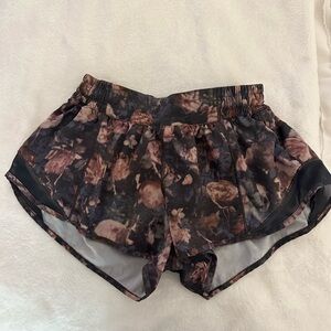 Lululemon Athletica Dark Floral Shorts